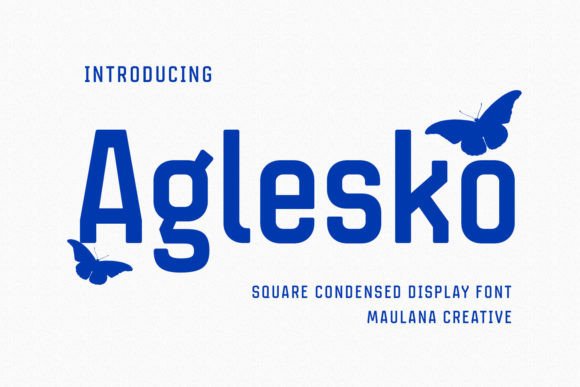 Aglesko: Bold Condensed Sans for Modern Design