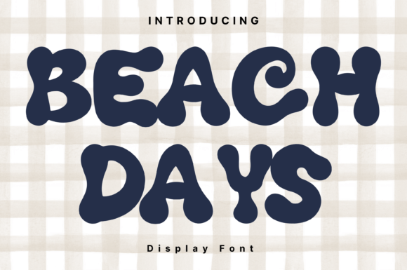 Beach Days: A Whimsical Handwritten Font for Creative Projects
