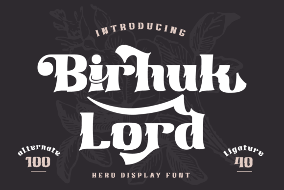 Birhuk Lord: Infusing Superhero Strength into Modern Display Typography
