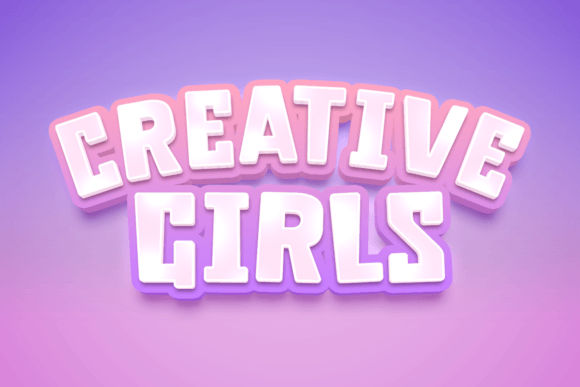 Creative Girls: Evaluating a Thick, Mesmerizing Display Font for Design Projects