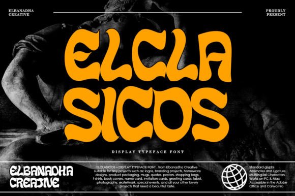 Elclasico Display Typeface: A Versatile Choice for Modern Design Projects