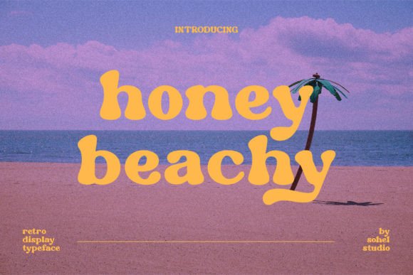 Honey Beachy: A Playful Vintage Font