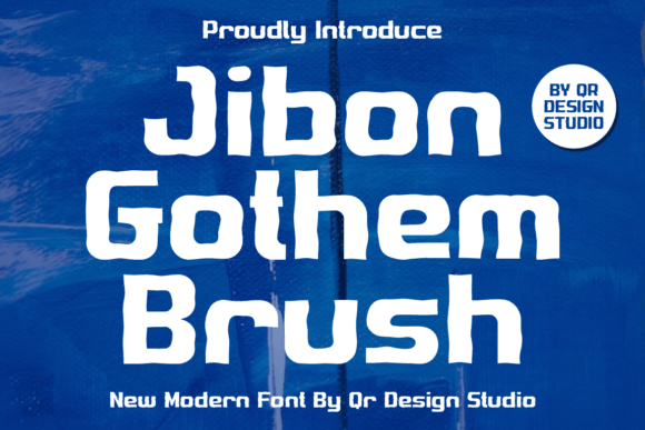 Mastering Visual Impact with Jibon Gothem Brush Typography
