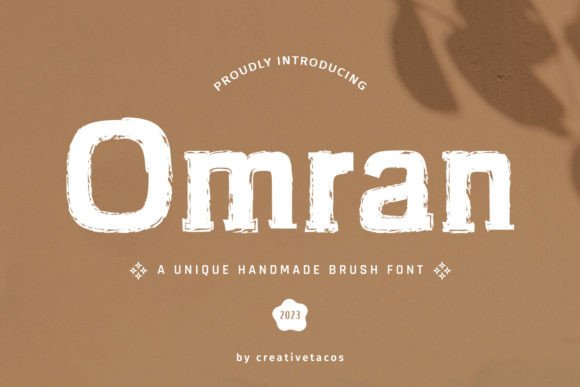 Omran: Evaluating a Handcrafted Display Font for Creative Projects