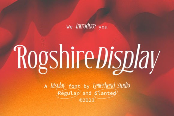 Roghsire: A Chic Serif for Luxury Branding