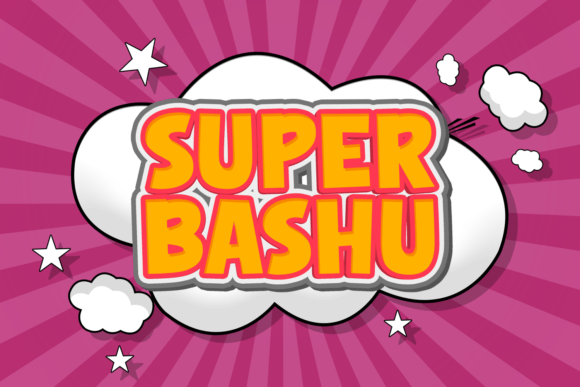 Super Bashu: Bold Typography for Design