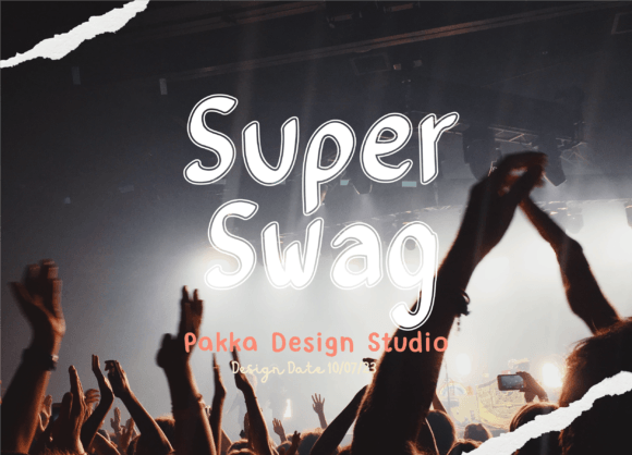 Super Swag: Bold Graffiti Style for Concerts