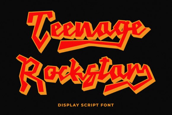 Teenage Rockstar: Strategic Typography for Impactful Brand Communication