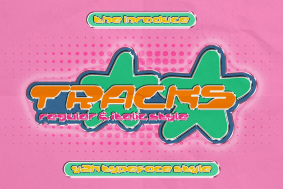 Tracks: Whimsical Display Font for Modern Design