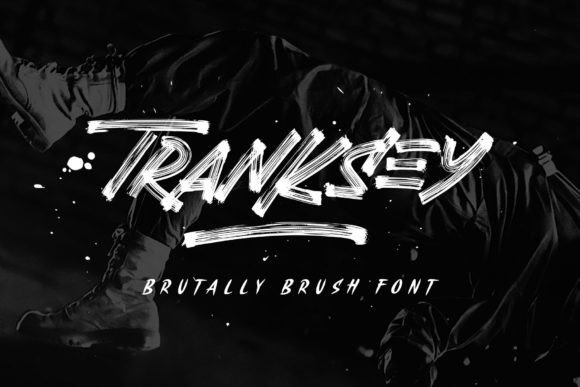 Tranksey: The Brush Font That Brings Energy to Your Designs