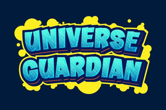 Universe Guardian: Bold Typography for Creative Projects