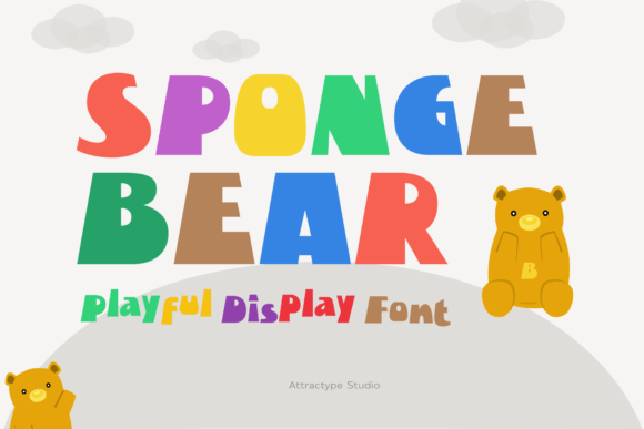 Unleashing Joy in Typography: A Deep Dive into the Sponge Bear Display Font
